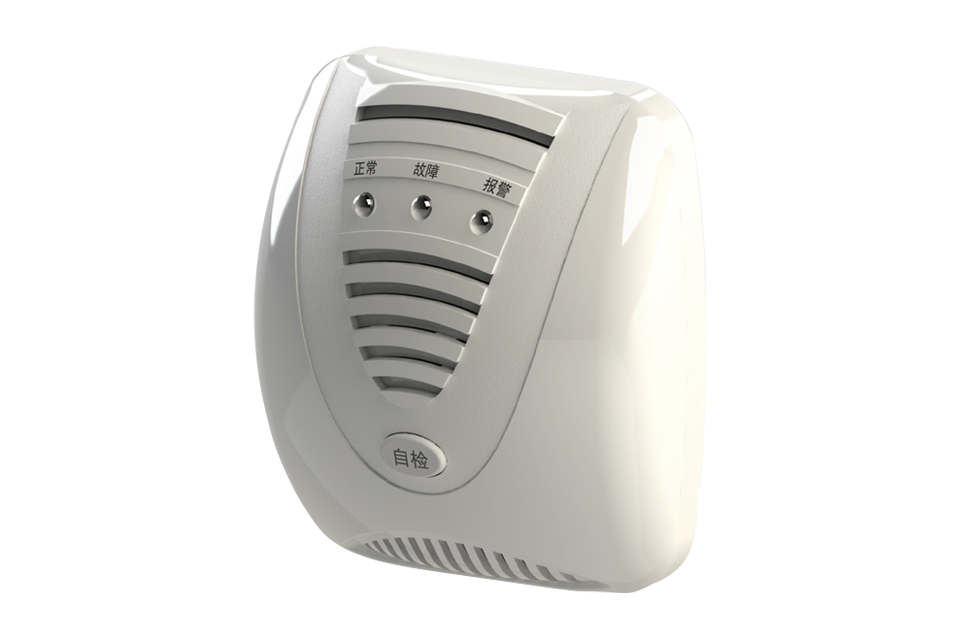 Carbon monoxide gas detector in underground garage